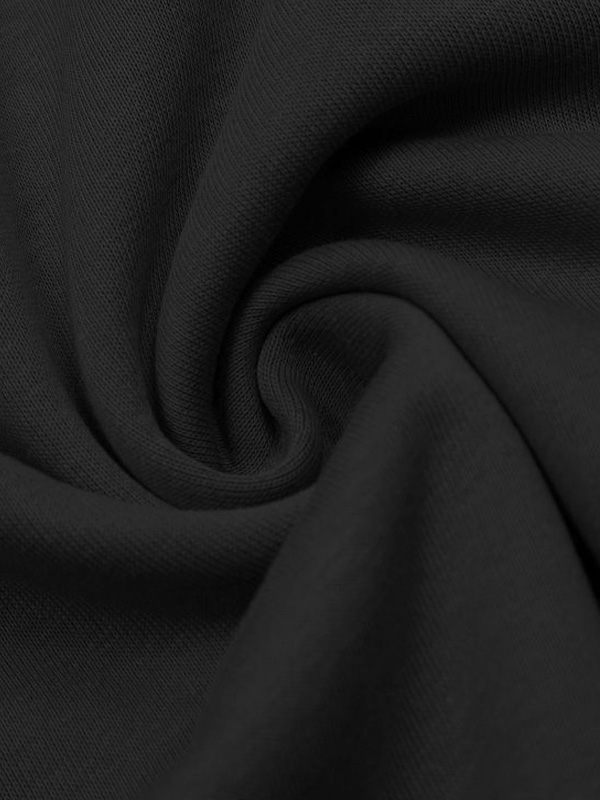 Sudadera extragrande con capucha y botones de metal con cremallera doble para hombre-2