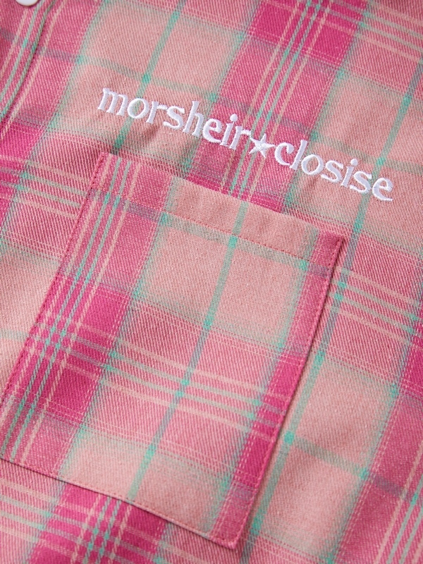 Blusa de manga larga con capucha y cuadros callejeros para hombre-4