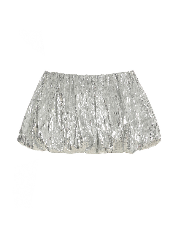 Minifaldas sexys con burbujas y lentejuelas-4