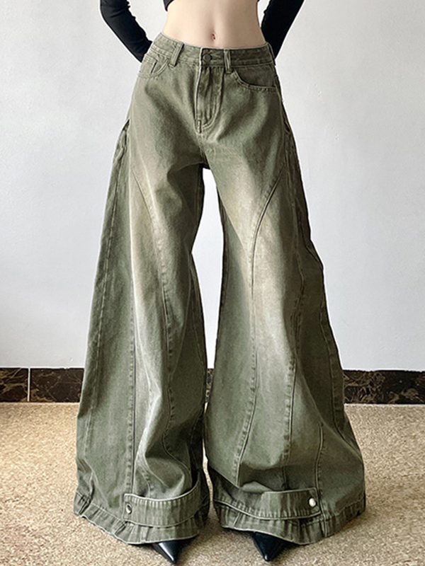 Vaqueros boyfriend lavados con diseño elegante-1