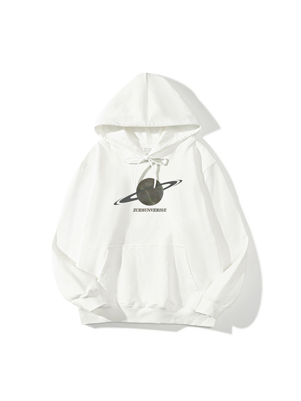 Sudadera con capucha de manga larga extragrande Street para hombre-1