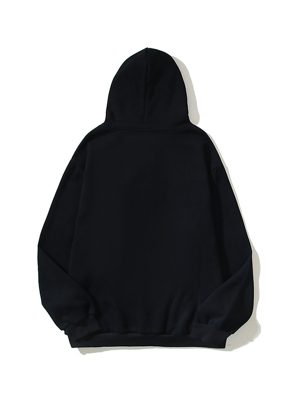 Sudadera con capucha de manga larga de gran tamaño con estampado de hip hop para hombre-1