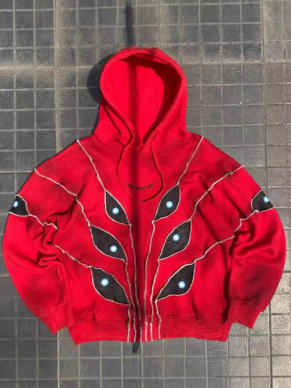 Sudadera con capucha extragrande personalizada para hombre-3