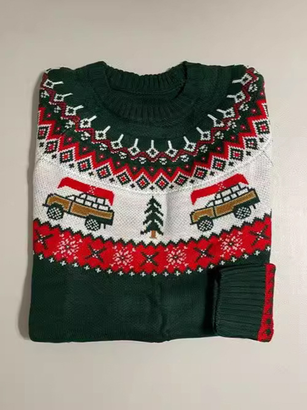 Suéteres navideños de gran tamaño-2