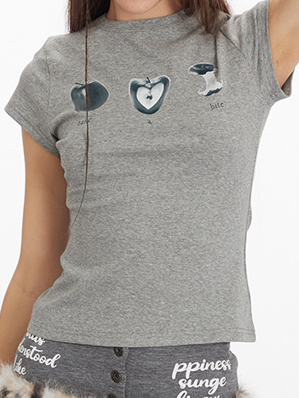 Camiseta de manga corta Love-1