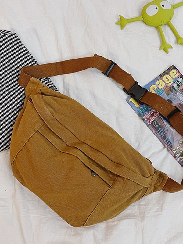 Bolso bandolera vintage con capacidad de lavado-4