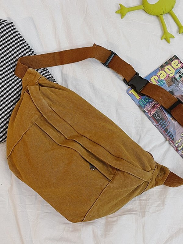 Bolso bandolera vintage con capacidad de lavado-3