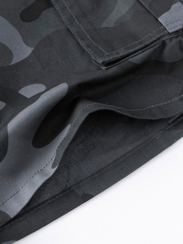 Pantalones cortos de trabajo informales de camuflaje para hombre-7